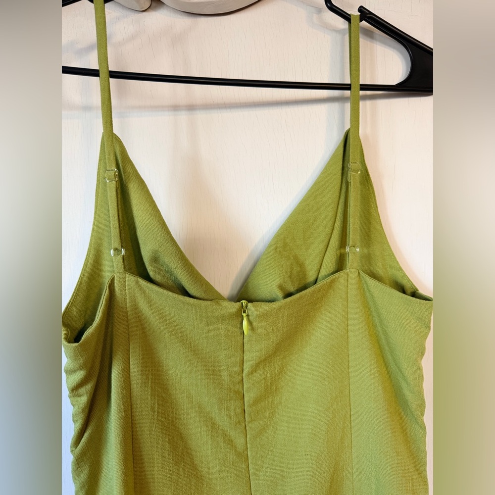 Green Cutout Midi Dress - Picture 3 of 3